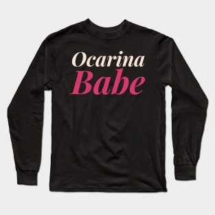 Ocarina Babe 2 Long Sleeve T-Shirt